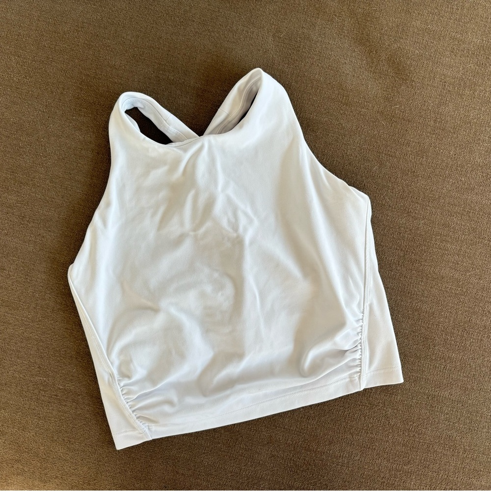 M DD conscious crop athleta white